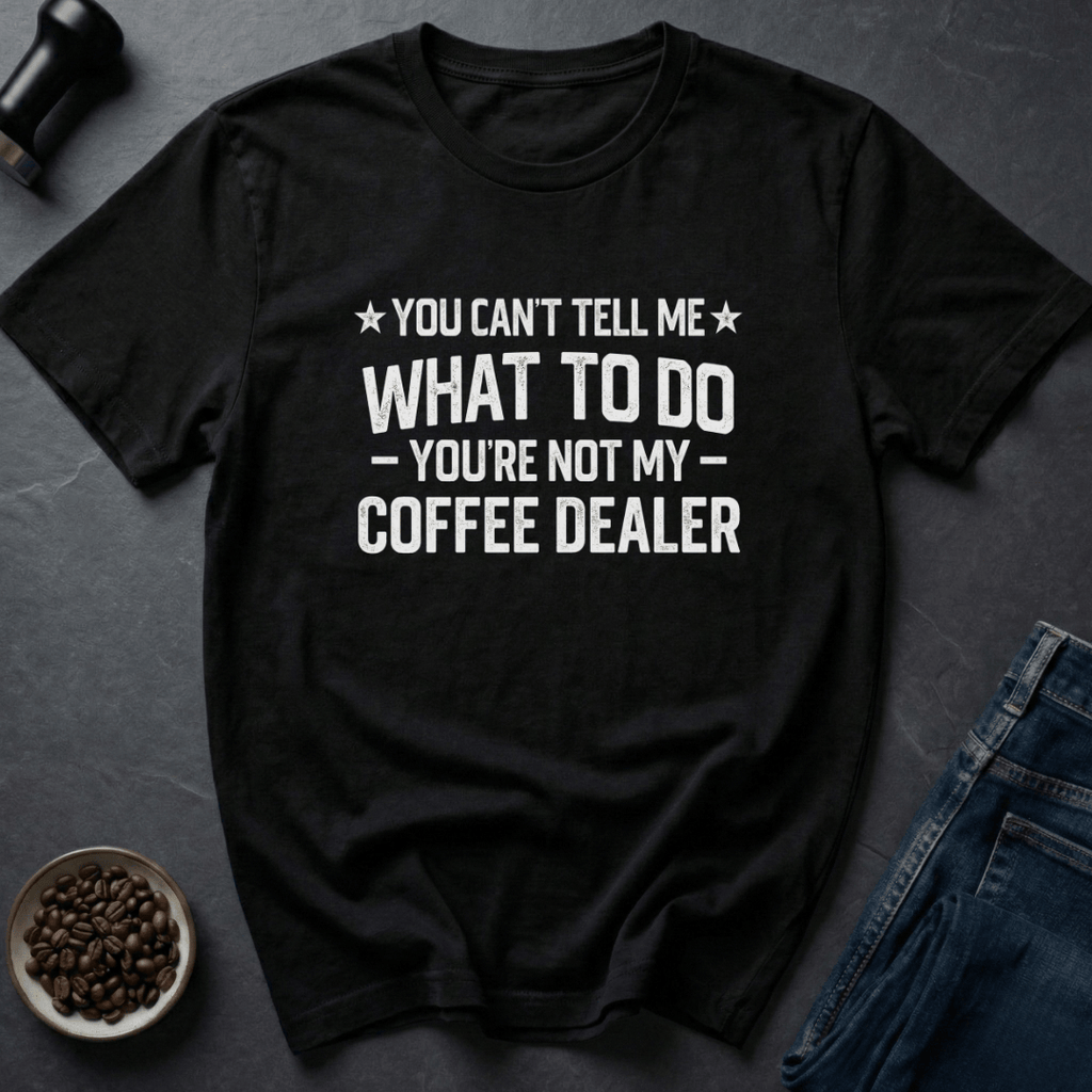 Coffee graphic Caffeine Outlaw T-Shirt in Black / S by Caffeine Dept