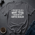 Coffee graphic Caffeine Outlaw T-Shirt in Charcoal / S by Caffeine Dept