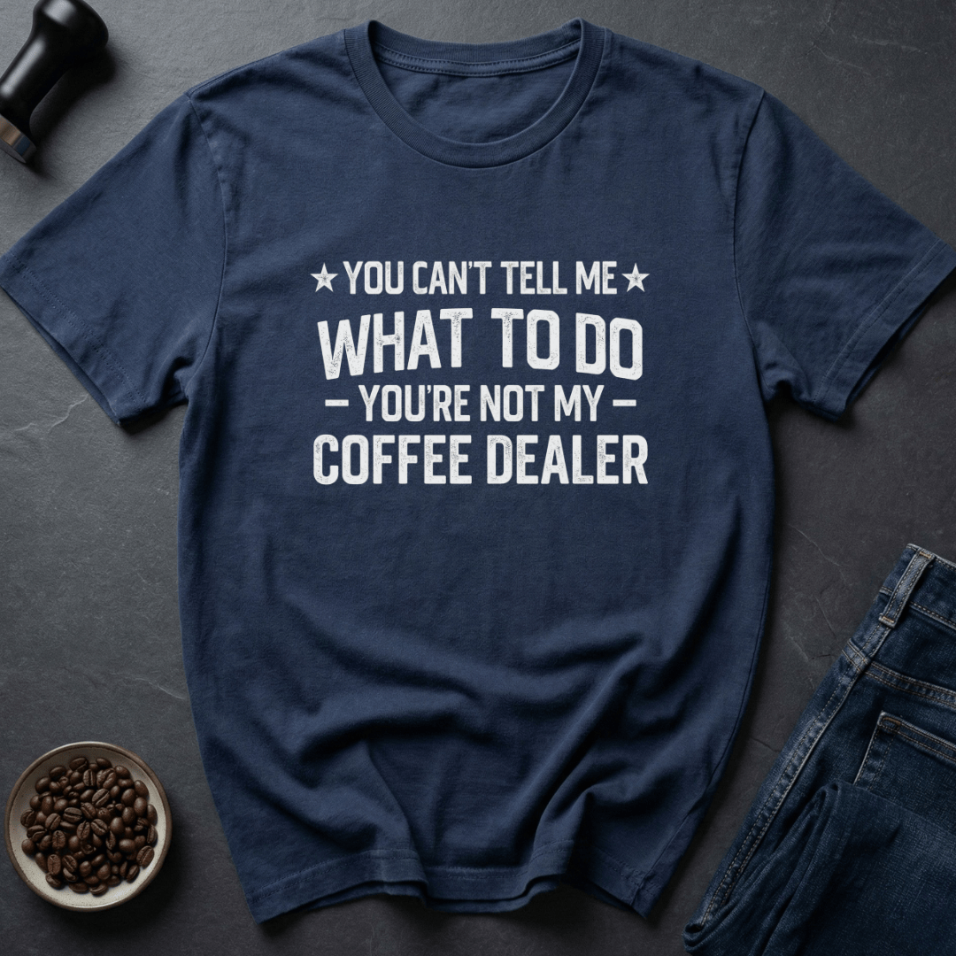 Coffee graphic Caffeine Outlaw T-Shirt in Navy / S by Caffeine Dept