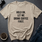 Coffee graphic Caffeine Pause T-Shirt in Sand / S by Caffeine Dept