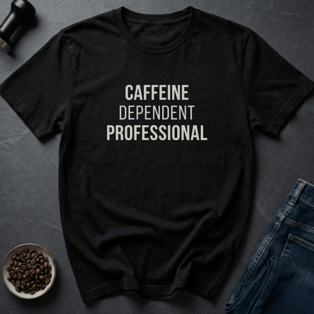 Coffee graphic Caffeine Professional T-Shirt in Black / S by Caffeine Dept