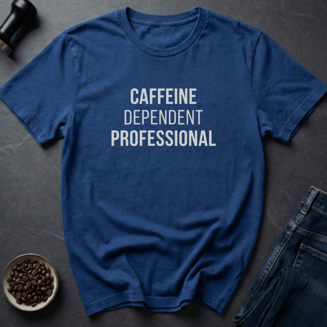Coffee graphic Caffeine Professional T-Shirt in Black / S by Caffeine Dept