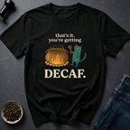 Coffee graphic Caffeine Revoked T-Shirt in Black / S by Caffeine Dept