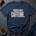 Coffee graphic Caffeine Warning T-Shirt in Black / S by Caffeine Dept