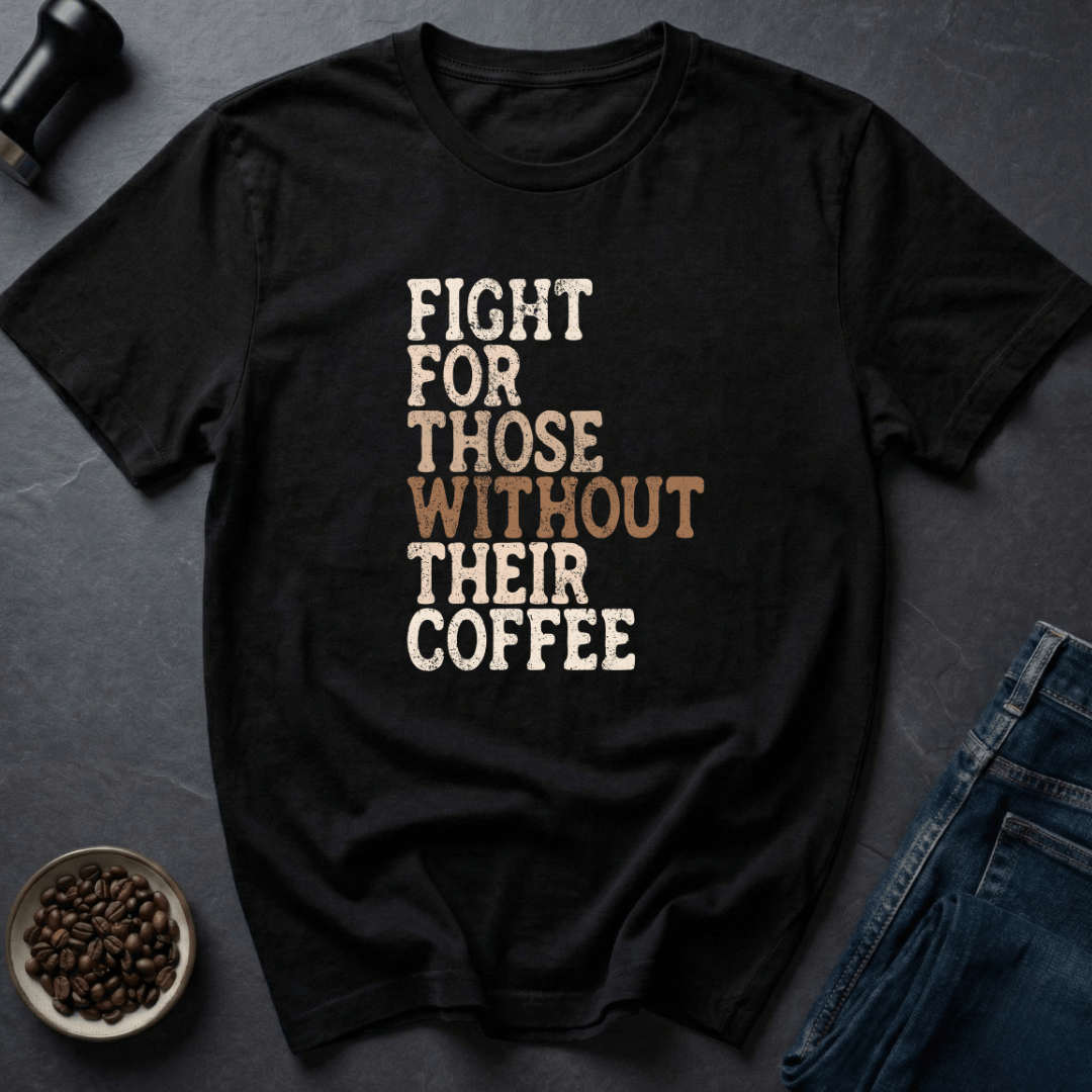 Coffee graphic Caffeine Warrior T-Shirt in Black / S by Caffeine Dept