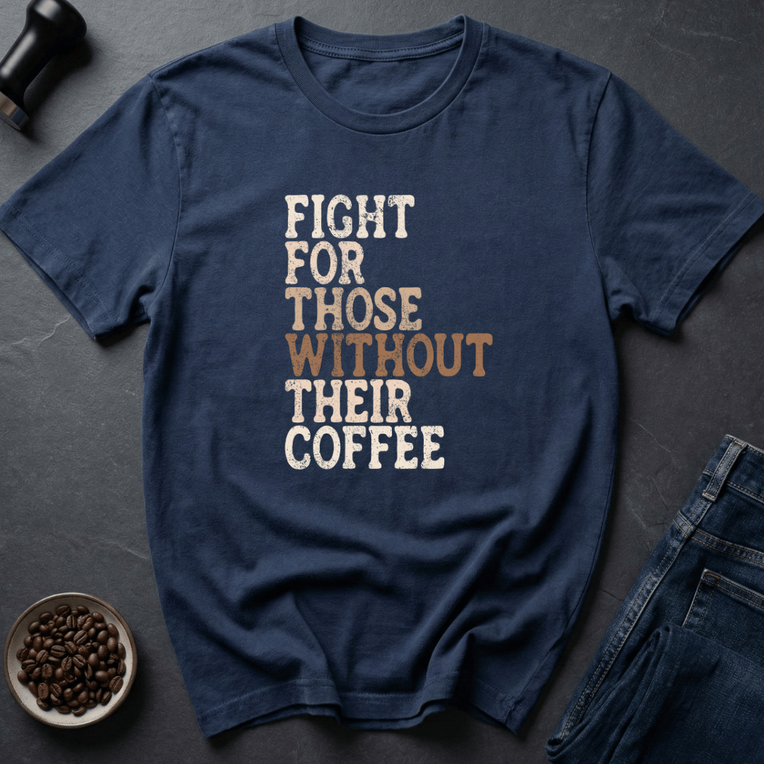 Coffee graphic Caffeine Warrior T-Shirt in Navy / S by Caffeine Dept