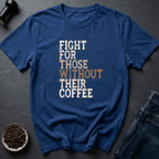 Coffee graphic Caffeine Warrior T-Shirt in Royal / S by Caffeine Dept