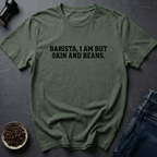 Coffee graphic Caffeine Worker T-Shirt in Military Green / S by Caffeine Dept