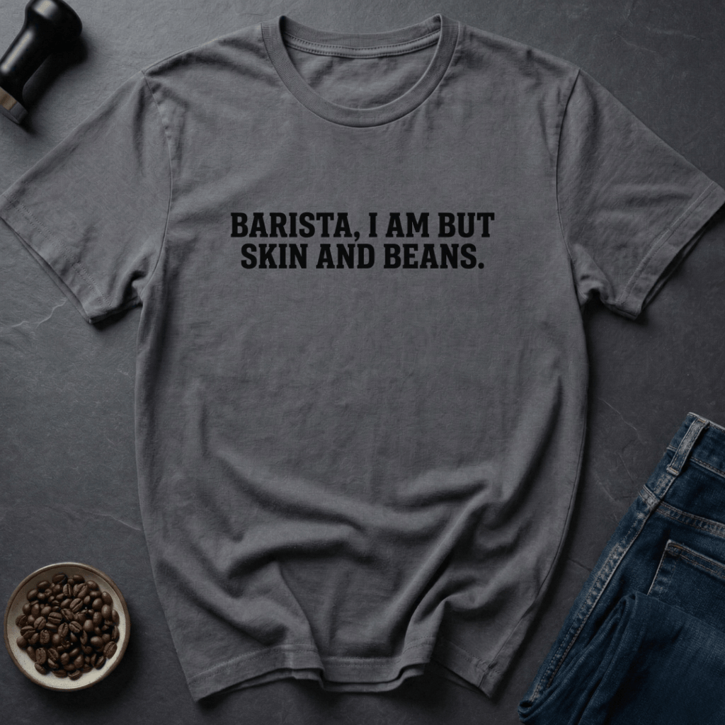Coffee graphic Caffeine Worker T-Shirt in Military Green / S by Caffeine Dept