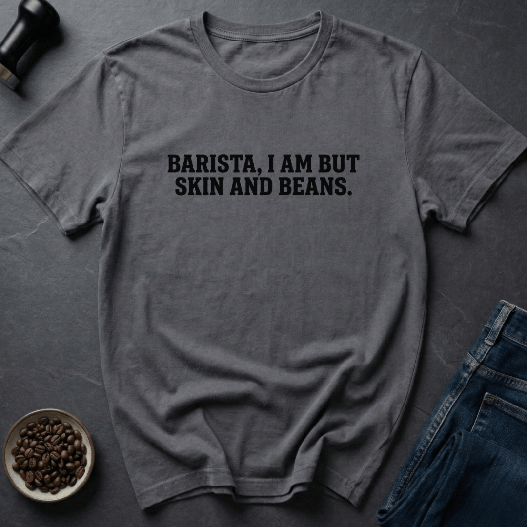 Coffee graphic Caffeine Worker T-Shirt in Military Green / S by Caffeine Dept