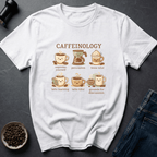 Coffee graphic Caffeinology T-Shirt in Sand / S by Caffeine Dept