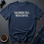 Coffee graphic Calendar Coffee T-Shirt in Navy / S by Caffeine Dept