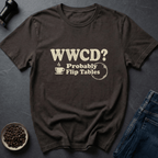 Coffee graphic Chaos Brew T-Shirt in Royal / S by Caffeine Dept