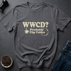 Coffee graphic Chaos Brew T-Shirt in Royal / S by Caffeine Dept