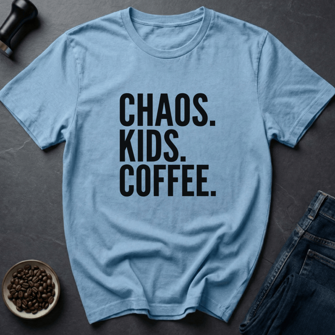 Coffee graphic Chaos Coffee T-Shirt in Sand / S by Caffeine Dept