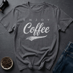 Coffee graphic Classic Coffee T-Shirt in Charcoal / S by Caffeine Dept