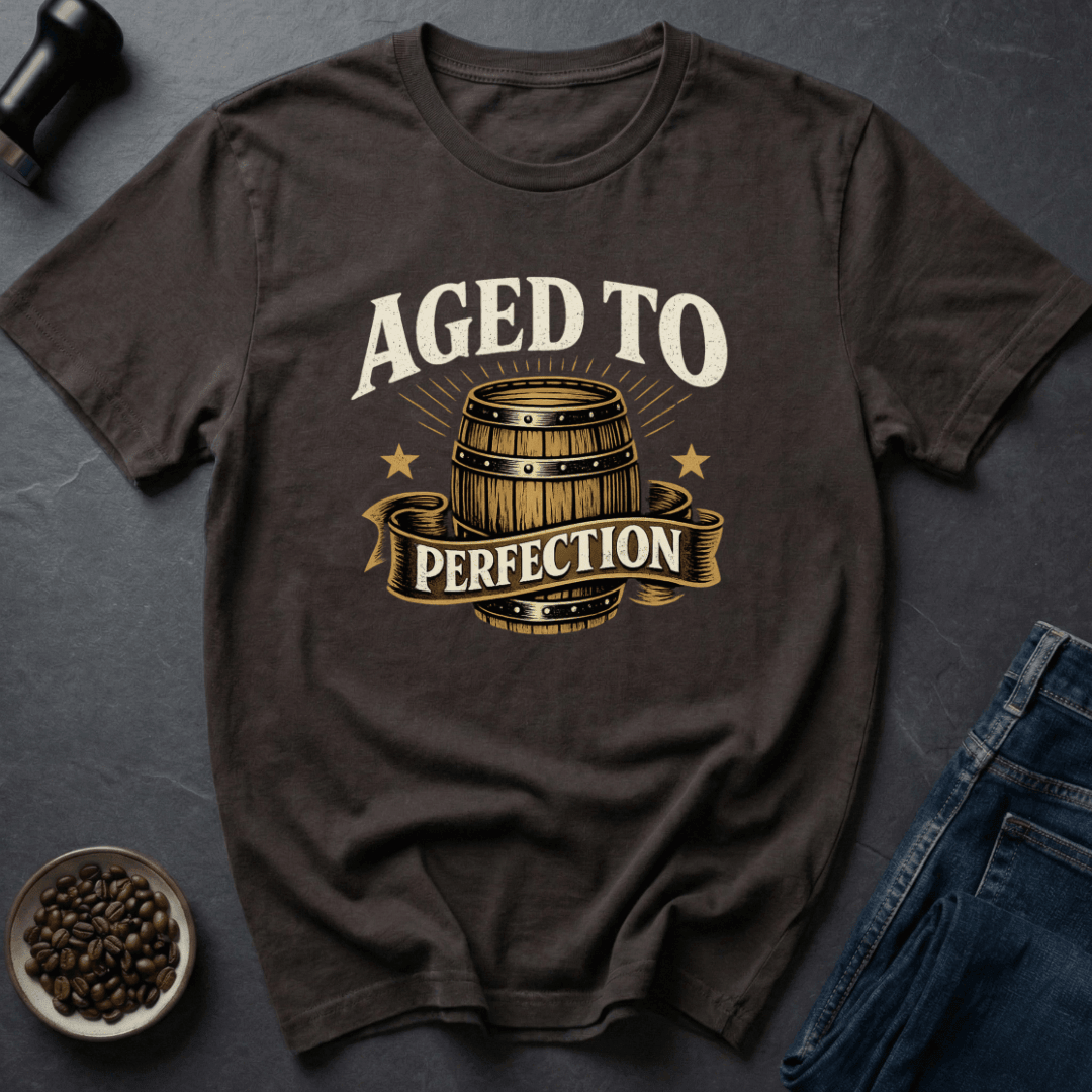 Coffee graphic Classic Human T-Shirt in Dark Chocolate / S by Caffeine Dept