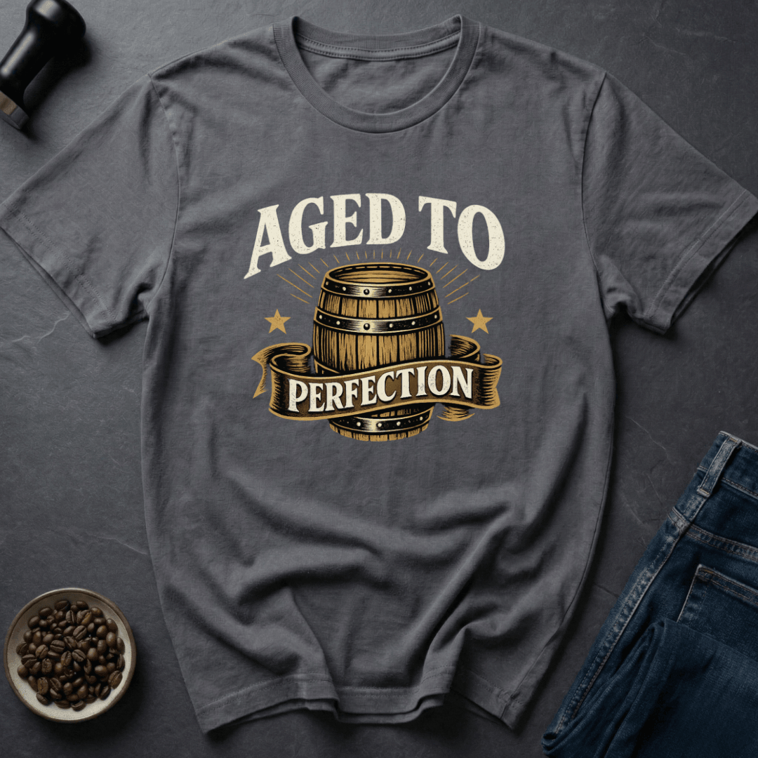 Coffee graphic Classic Human T-Shirt in Dark Chocolate / S by Caffeine Dept