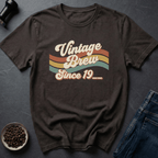 Coffee graphic Classic Vintage Brew T-Shirt in Black / S by Caffeine Dept