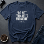 Coffee graphic Coffee After Midnight T-Shirt in Navy / S by Caffeine Dept