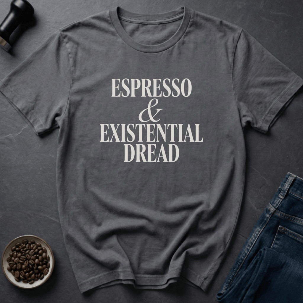Coffee graphic Coffee And Dread T-Shirt in Military Green / S by Caffeine Dept