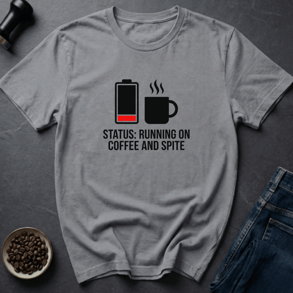 Coffee graphic Coffee And Spite T-Shirt in White / S by Caffeine Dept
