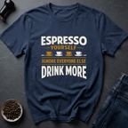 Coffee graphic Coffee Attitude T-Shirt in Military Green / S by Caffeine Dept