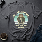 Coffee graphic Coffee Bear T-Shirt in Dark Chocolate / S by Caffeine Dept