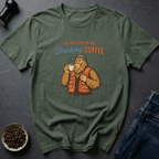 Coffee graphic Coffee Bigfoot T-Shirt in Royal / S by Caffeine Dept