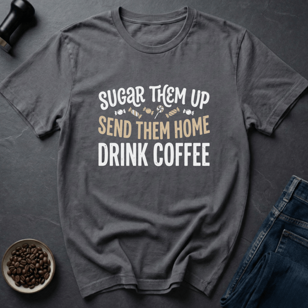 Coffee graphic Coffee Chaos T-Shirt in Navy / S by Caffeine Dept