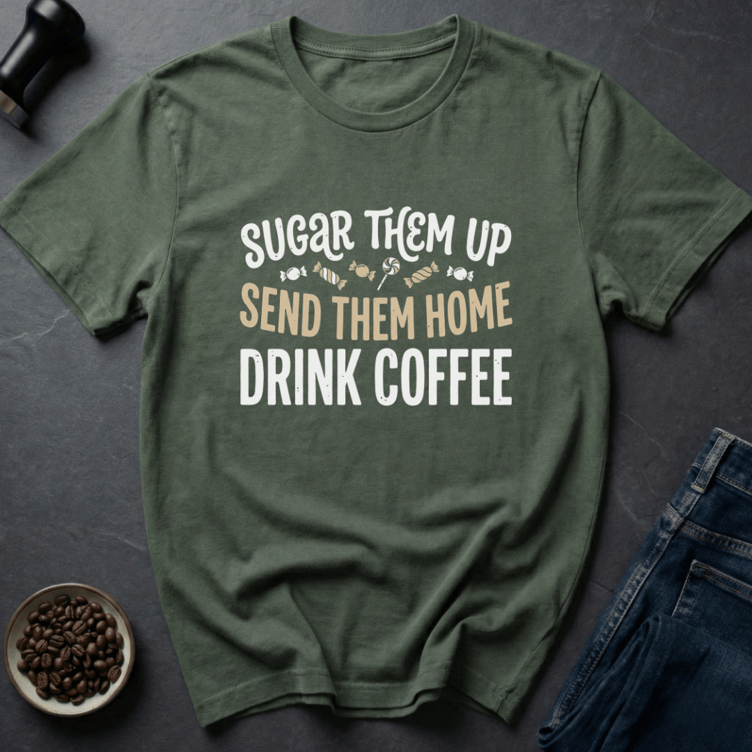Coffee graphic Coffee Chaos T-Shirt in Navy / S by Caffeine Dept