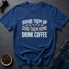 Coffee graphic Coffee Chaos T-Shirt in Navy / S by Caffeine Dept