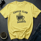 Coffee graphic Coffee Club T-Shirt in Cornsilk / S by Caffeine Dept