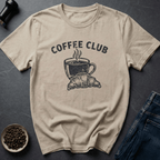 Coffee graphic Coffee Club T-Shirt in Cornsilk / S by Caffeine Dept