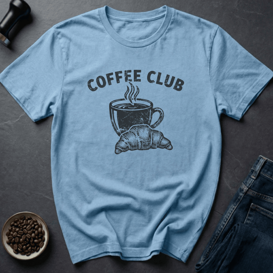 Coffee graphic Coffee Club T-Shirt in Cornsilk / S by Caffeine Dept