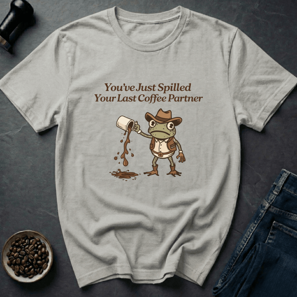 Coffee graphic Coffee Cowboy T-Shirt in Sand / S by Caffeine Dept