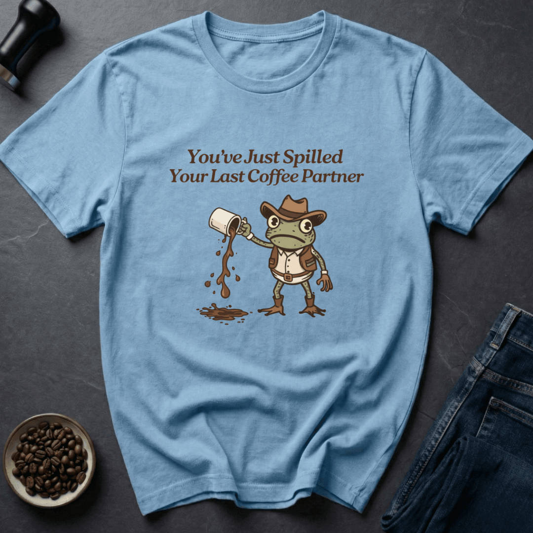 Coffee graphic Coffee Cowboy T-Shirt in Sand / S by Caffeine Dept