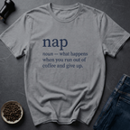 Coffee graphic Coffee Crash T-Shirt in Sport Grey / S by Caffeine Dept