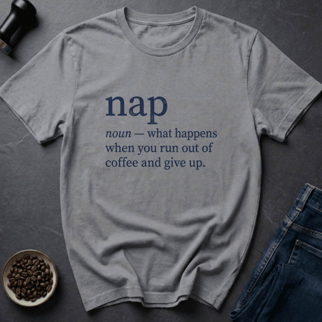 Coffee graphic Coffee Crash T-Shirt in Sport Grey / S by Caffeine Dept