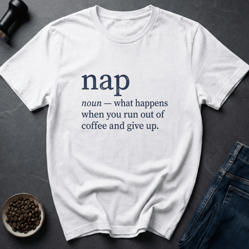 Coffee graphic Coffee Crash T-Shirt in Sport Grey / S by Caffeine Dept