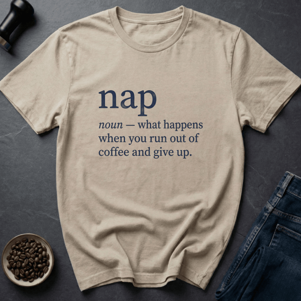 Coffee graphic Coffee Crash T-Shirt in Sport Grey / S by Caffeine Dept