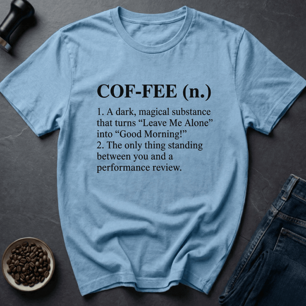 Coffee graphic Coffee Definition T-Shirt in Sport Grey / S by Caffeine Dept