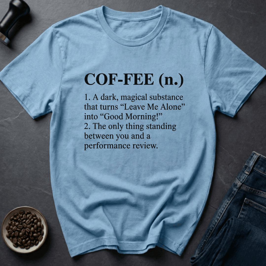 Coffee graphic Coffee Definition T-Shirt in Sport Grey / S by Caffeine Dept