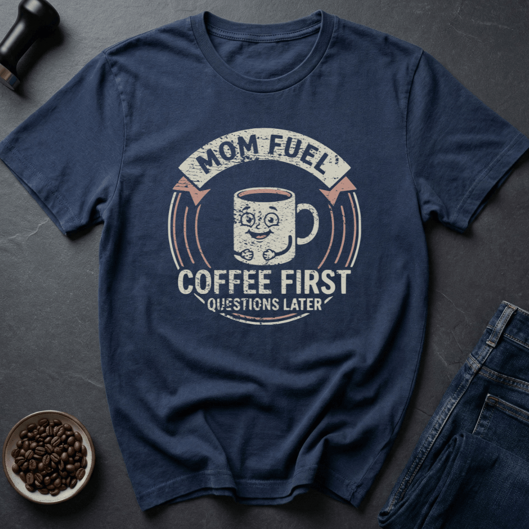 Coffee graphic Coffee First T-Shirt in Charcoal / S by Caffeine Dept