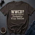 Coffee graphic Coffee Logic T-Shirt in Dark Chocolate / S by Caffeine Dept