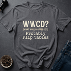 Coffee graphic Coffee Logic T-Shirt in Dark Chocolate / S by Caffeine Dept