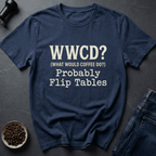 Coffee graphic Coffee Logic T-Shirt in Dark Chocolate / S by Caffeine Dept