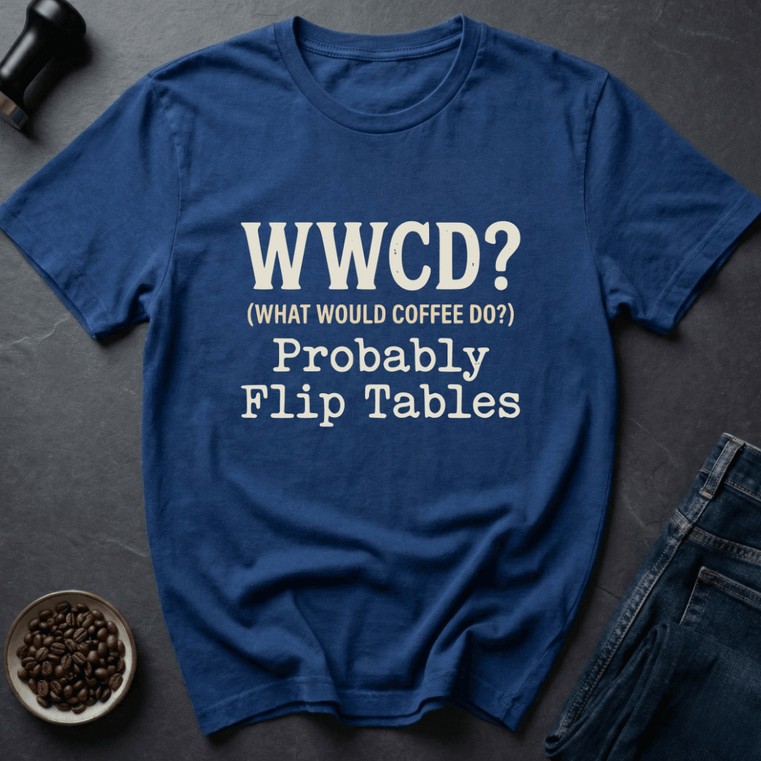 Coffee graphic Coffee Logic T-Shirt in Dark Chocolate / S by Caffeine Dept