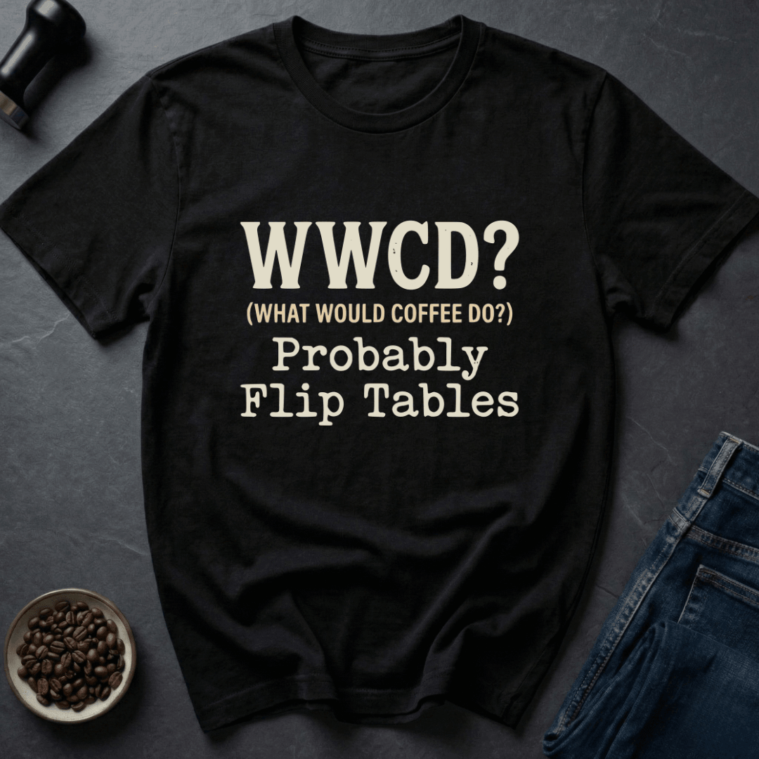 Coffee graphic Coffee Logic T-Shirt in Dark Chocolate / S by Caffeine Dept