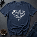 Coffee graphic Coffee Love T-Shirt in Black / S by Caffeine Dept
